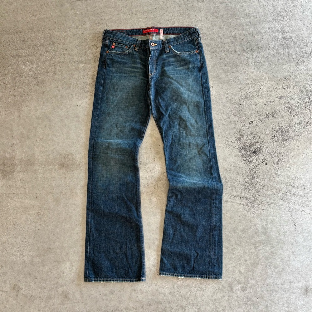 Big Star vintage dark blue bootcut jeans